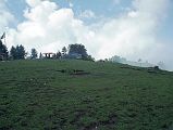 17 Sri Paya Grassy Meadow Above Shogran Kaghan Valley We drive up an extremely rough jeep track to Sri Paya, just a plain grassy meadow. I assume the reason it's popular is the view, but the clouds rolled in and we couldn't see anything.